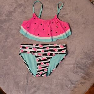 Justice girls watermelon bikini, sz. 12